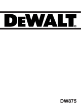 DeWalt DW875 Bedienungsanleitung