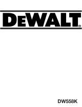 DeWalt DW558 Bedienungsanleitung