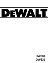 DeWalt DW634 Bedienungsanleitung