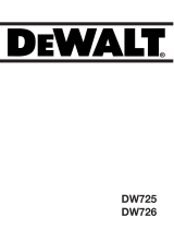 DeWalt DW726 Bedienungsanleitung