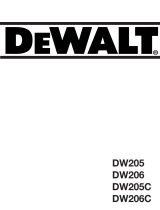DeWalt DW205 Bedienungsanleitung