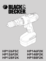 BLACK DECKER HP148F2 Bedienungsanleitung