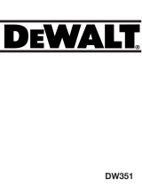 DeWalt DW351 Benutzerhandbuch