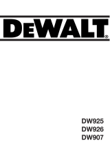 DeWalt DW926 Benutzerhandbuch