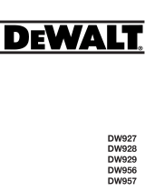 DeWalt dw 956 Bedienungsanleitung