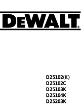 DeWalt D25103K Bedienungsanleitung