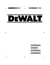 DeWalt DW960 T 1 Bedienungsanleitung