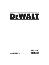 DeWalt D23550 Bedienungsanleitung