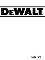 DeWalt D23700 Bedienungsanleitung