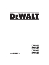 DeWalt DW960 Bedienungsanleitung