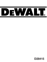 DeWalt D28415 Bedienungsanleitung