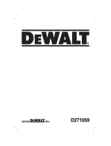 DeWalt D271059 Benutzerhandbuch
