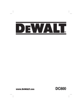 DeWalt DC800 Benutzerhandbuch