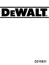 DeWalt D215831 Bedienungsanleitung