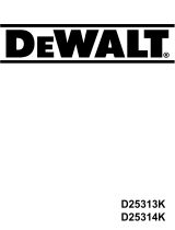 DeWalt D 25314 Bedienungsanleitung
