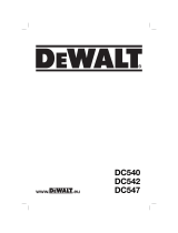 DeWalt DC542 Benutzerhandbuch