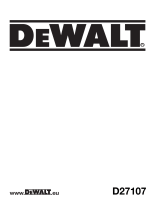 DeWalt D27107 Bedienungsanleitung