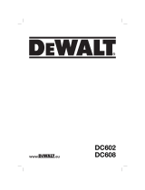 DeWalt DC608 Bedienungsanleitung