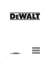 DeWalt DW 394 Bedienungsanleitung