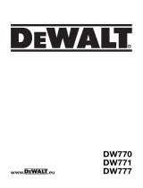 DeWalt DW771 T 2 Bedienungsanleitung