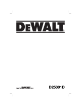 DeWalt D25301D Benutzerhandbuch