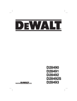 DeWalt D28493 Bedienungsanleitung