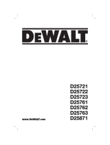 DeWalt D25761K Benutzerhandbuch
