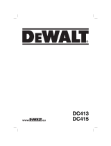 DeWalt DC415 Bedienungsanleitung