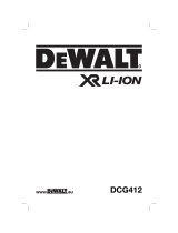 DeWalt DCG412 Benutzerhandbuch