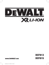 DeWalt DCF815 Benutzerhandbuch