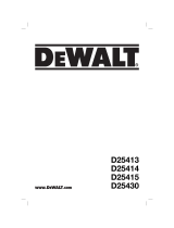 DeWalt D25415K Benutzerhandbuch