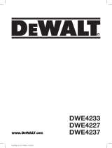 DeWalt DWE4233 Benutzerhandbuch