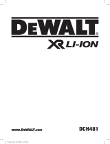 DeWalt DCH481 Benutzerhandbuch