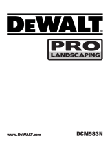 DeWalt PRO LANDSCAPING DCM583N Benutzerhandbuch