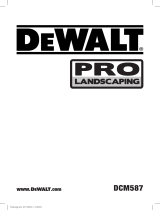 DeWalt Pro Landscaping DCM587 Benutzerhandbuch