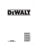 DeWalt D25603K Benutzerhandbuch