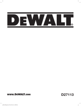 DeWalt D27113 Benutzerhandbuch