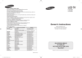 Samsung LE37S62B Benutzerhandbuch