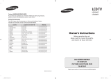 Samsung LE32M73BD Benutzerhandbuch
