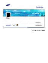 Samsung SyncMaster 173MP Bedienungsanleitung