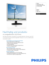 Philips 19S4LSS/00 Product Datasheet