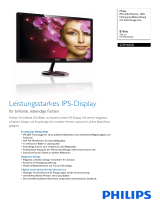 Philips 227E4QSD/00 Product Datasheet