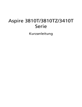 Acer Aspire 3810TZ Schnellstartanleitung