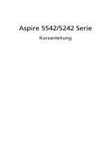Acer Aspire 5542G Schnellstartanleitung