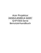 Acer K650i Benutzerhandbuch