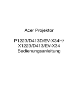 Acer P1223 Benutzerhandbuch