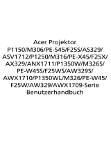 Acer P1250 Benutzerhandbuch