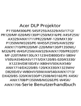 Acer P1250B Benutzerhandbuch