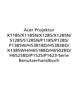 Acer P1285 Benutzerhandbuch