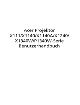 Acer X111 Benutzerhandbuch
